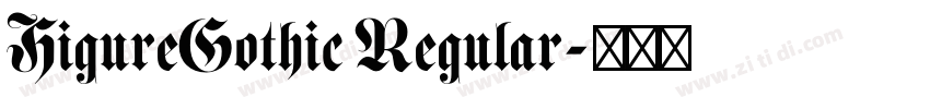 HigureGothic Regular字体转换